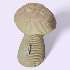 Cupcakes and Cashmere Down  Decorative Mushroom Pink Pillow